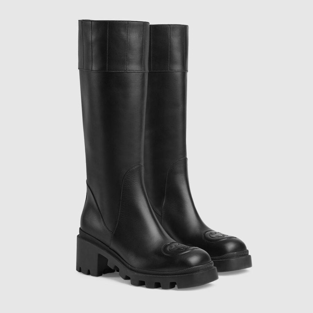GUCCI Womans Leather Boots
